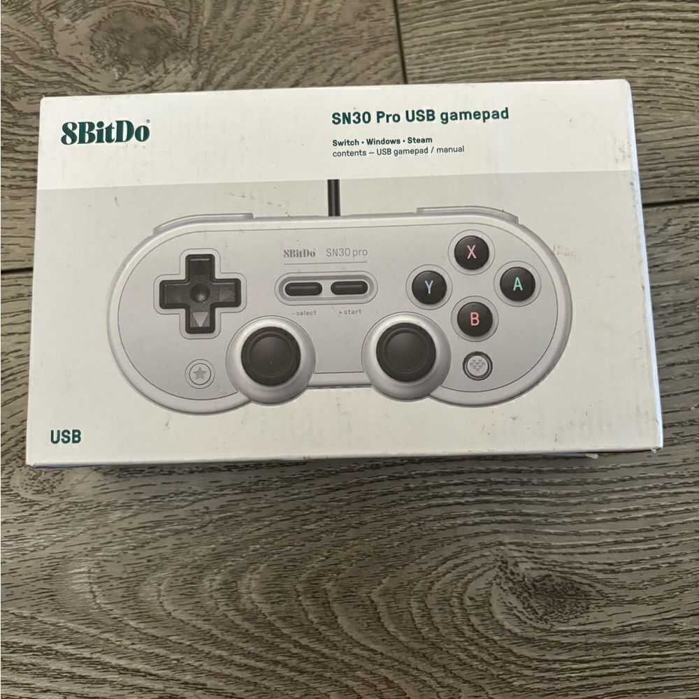 8BitDo SN30 pro USB wired gamepad controller for Nintendo switch, windows